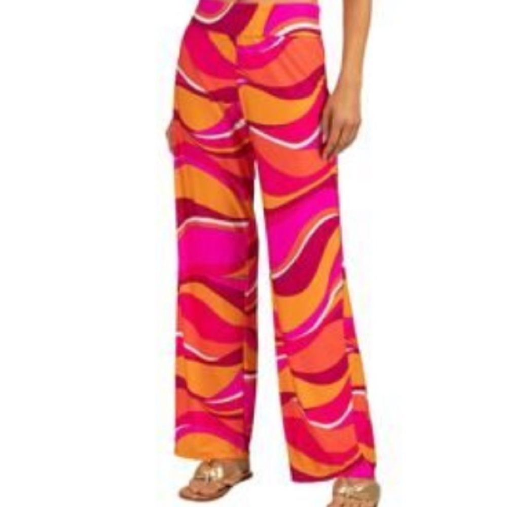 NWT Trina Turk Vivid Vista Swim Cover Up Pants